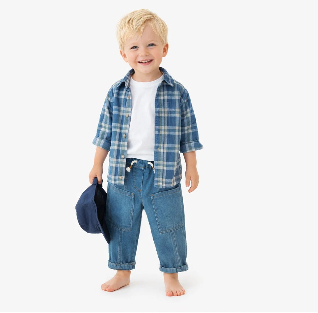 ERKEK ÇOCUK 1-4 YAŞ KOT PANTOLON