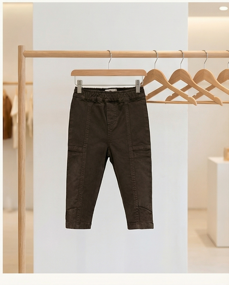 ERKEK ÇOCUK 1-4YAŞ RENKLİ HAM PANTOLON